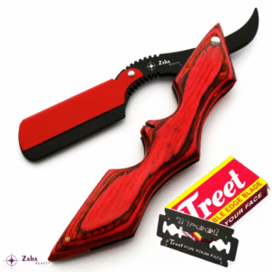 Barber Straight Shaving Razor (Batman Style)